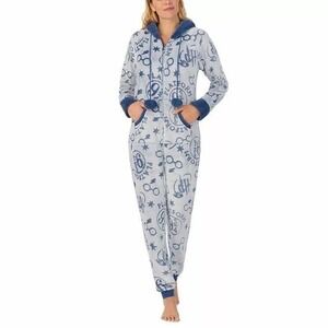 Harry‎ Potter Character Ladies' One Piece Pajamas Blue Medium New with Tags!
